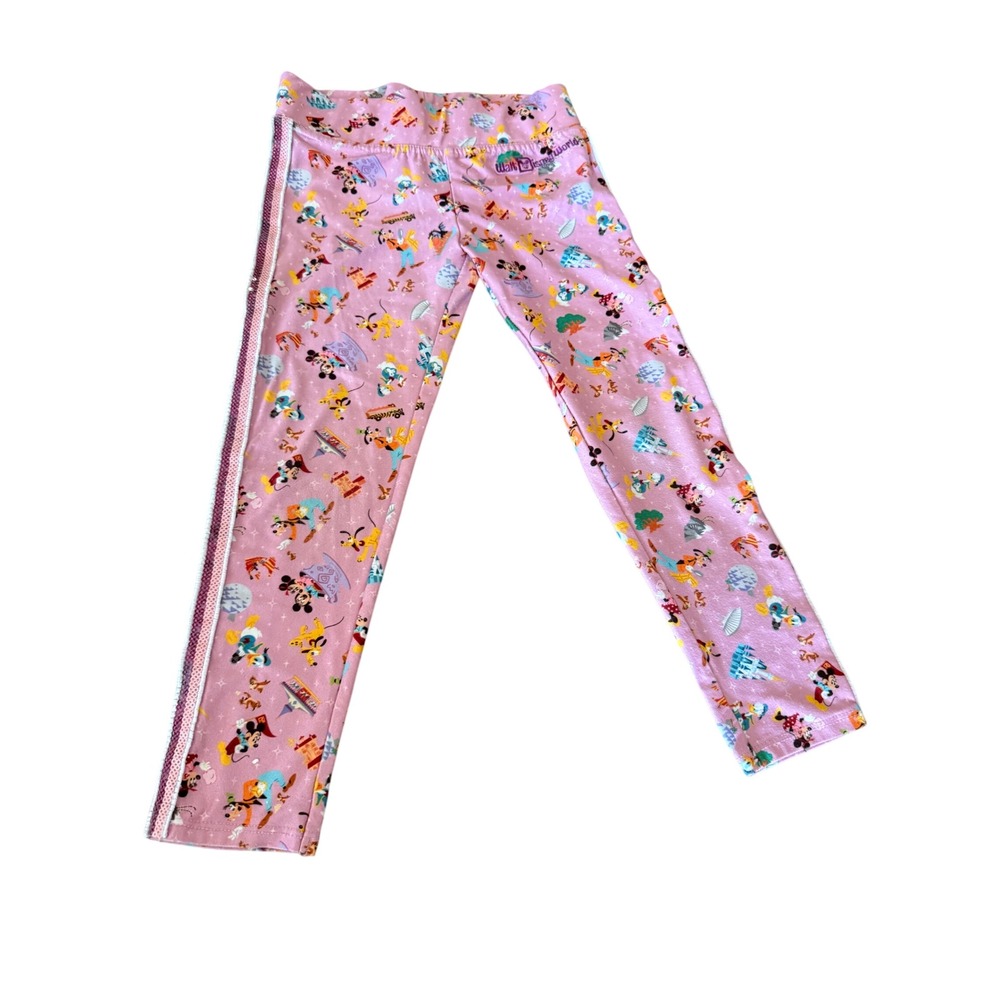 Disney All Over Print Kids Leggings XS Extra Small Colorful‎ Pattern